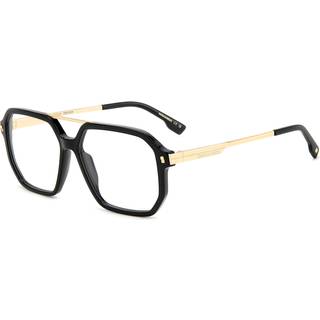 Dsquared2 Mand D2 0123 2M2 Optiske stel Acetat Sort Firkantet
