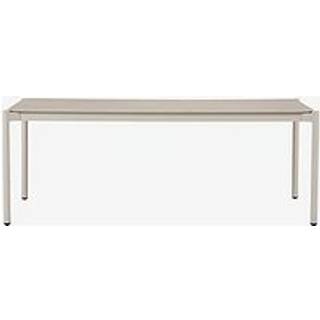 Havebord 205 x 104 cm i Grey Stone Look