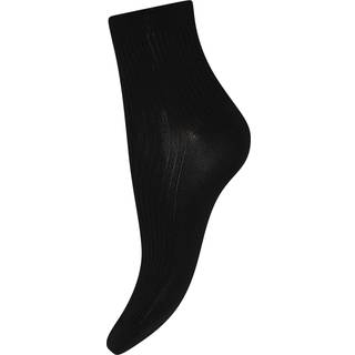 Conmé Strømper Viscose Rib - Sort