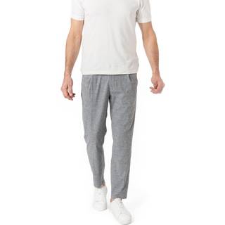JOOP! Herren Bundfaltenhose grau meliert