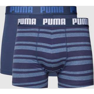 Puma 2-pak Heritage Stripe Boxer - denim blue - Small * Kampagne *