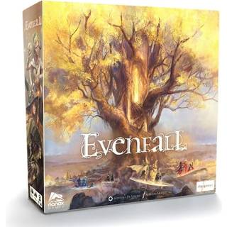 Evenfall-Strategy Board Game Engine-Builder Card Game Boundaries of Reality & Supernatural Disolve Ages 14 1-4 Spelare 60 minuter