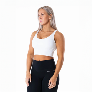 Core V-hals Top Hvid