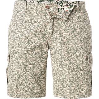bugatti Herren Cargoshorts beige gemustert