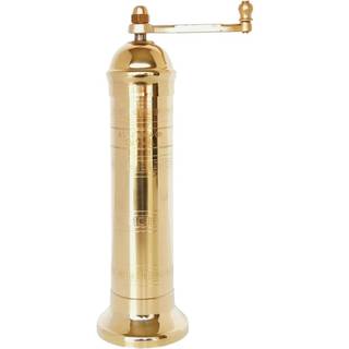 Alexander hjem den originale græske saltmølle 8 tommer høj | European Salt Mill Grinder med krumtaphåndtag | Manuel saltslibemiddel | Salt genopf