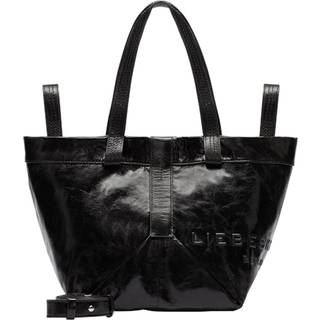 Liebeskind Elvira Paper Touch Crinkle S Håndtaske sort
