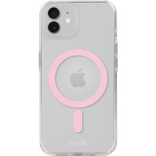 Holdit iPhone 12 / 12 Pro MagSafe Cover - Transparent / Pink