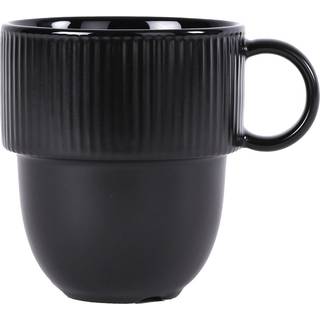 Sagaform Inka kop med hank 27 cl Sort