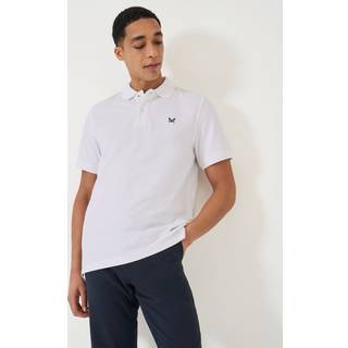 Crew Clothing Crew Clothing White 100% Cotton Pique Polo Shirt
