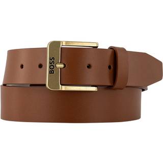 BOSS Black Herren Gürtel braun Glattleder