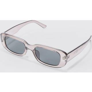 Mens Chunky Smoke Lens Sunglasses In Grey