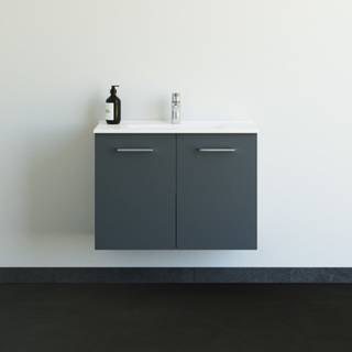 Dansani Mido mini møbelpakke 81 cm 2 låger, vask, grå
