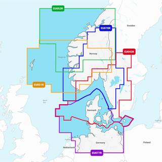 Elektronisk søkort Navionics Nav+ EU042R - Vestkysten