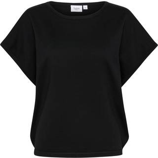 Saint Tropez Milasz R-N Ss Pullover Strik 30513284 Black (SMALL)