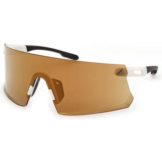 Adidas Sport Unisex SP0090 ADIDAS DUNAMIS 21G Solbriller Injiceret Hvid Brun Maske Normal