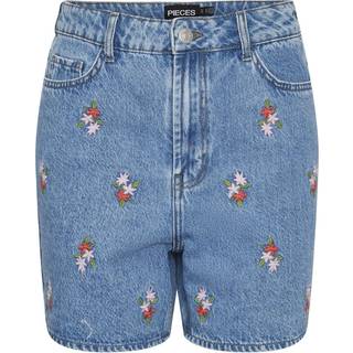 Pcsky Hw Broderi Denimshorts