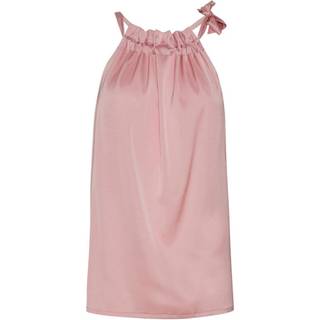 Karmamia Copenhagen top - Ruffle Tie fondant pink