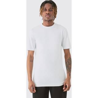 Mens White Tall 2 Pack Muscle Fit T-shirt