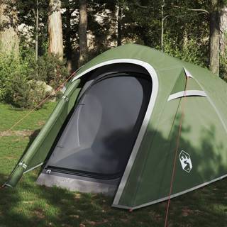 3-personers campingtelt vandtæt grøn