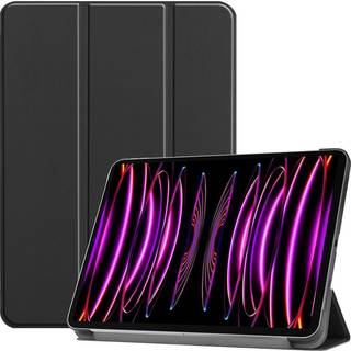 EIDERWOOD iPad Air 13" (2025 / 2024) Tri-Fold Læder Flip Cover - Sort