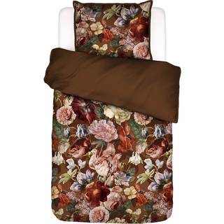 Blomstret sengetøj 140x220 cm - Claire - Vendbar sengesæt i 100% bomuldssatin - Essenza sengetøj