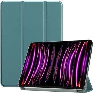 EIDERWOOD iPad Air 13" (2025 / 2024) Tri-Fold Læder Flip Cover - Grøn
