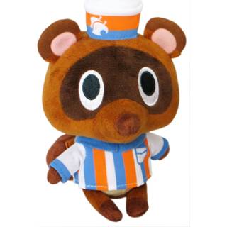 Sanei Animal Crossing New Leaf Doll Timmy Convenience Store Clerk 5.5 """" Plush