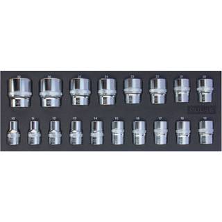 polar handtools 1/2" sæt med mm toppe 18 stk. (9300-1819-0018)
