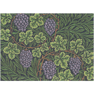 Ekelund Linneväveri Vine dækkeserviet 35x48 cm Grøn