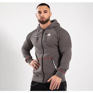 Georgia Zipped Hoodie, Grey