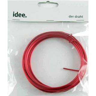 Aludraht 2mm 5m - Rot