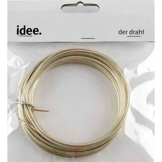 Aludraht 2mm 5m - Champagner
