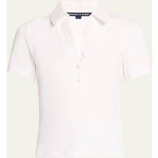 Veronica Beard Kearney cotton-blend top - white - M
