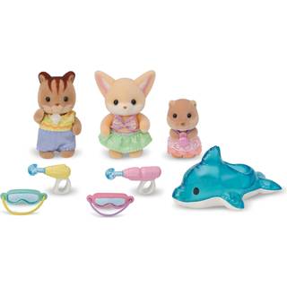 Calico critters b?rnehave venner - pool sjov trio