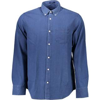 Gant Blue Cotton Men Shirt