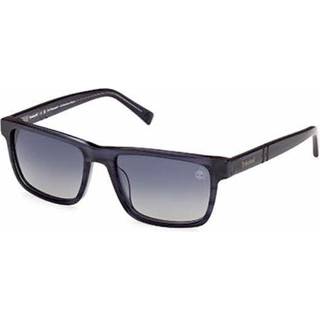 Timberland Mand TB00020 90D Solbriller Acetat Blå Røg Firkantet Polariseret