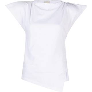 Isabel Marant Sebani asymmetric cotton T-shirt - white - S
