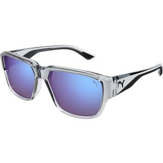 Puma PU0445S 005 59 Solbriller Mænd Grå - Transparent Grey - 59mm
