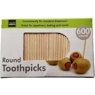 Handy Housewares 600 -Count Round 2,5 """" Langtr? tandstikker - fantastisk til forretter bagning og mere! (1-pack (600 stk))