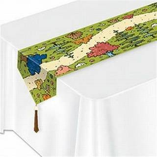 Trykt Woodland Friends Table Runner