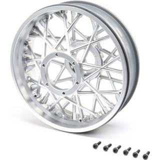 Losi - LOS46003 - Rear Wheel Set, Satin Chrome: Promoto-MX