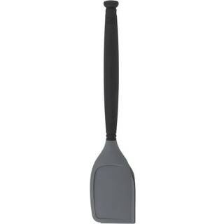 Sabatier nylon spatel med silikonehoved 12-tommer sort/gr?