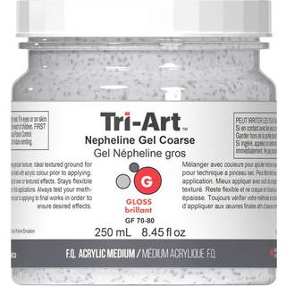 Tri-Art Nepheline Gel Coarse 250 ml, ru, granulerende medium til akrylfarve