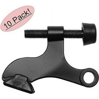 10 PAKK - Designers Impression Matte Sort Heavy Duty H?ngsel Pin Justerbar d?rstop med sort spids: 6357