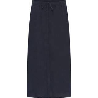 IN FRONT Lino Nederdel, Farve: Navy, Størrelse: XXL, Dame