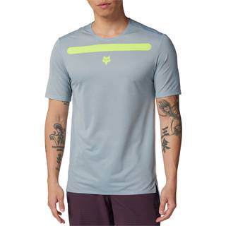 FOX Flexair Aviation kortærmet cykeltrøje Gunmetal Grey herre - Størrelse X-Large