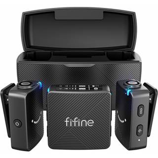 Fifine M9 Dual Wireless Microphone System - Trådløs Mikrofon