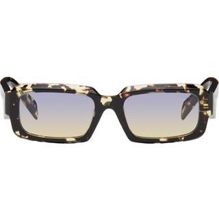 Prada PR 27ZSF Asian Fit 16O50E 55 Solbriller Mænd Tortoiseshell - Black Malt Tortoise - 55mm