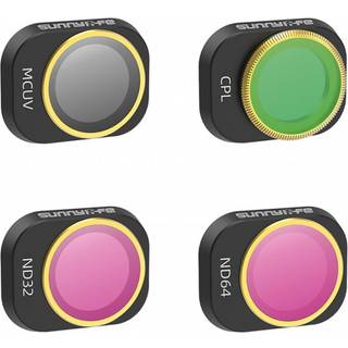 Filter 4-pak - MCUV + CPL + ND32 + ND64 til DJI Mini 4 Pro - Kit