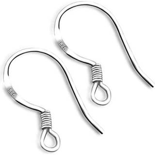 Susoki 10 par 925 Sterling Silver French Wire Earring Hooks Fish Hook Eareringe Sterling Silver Earwires